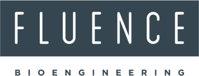 Fluence Bioengineering logo, cannabis lighting tech, LED grow lights for cannabis.
