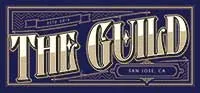 The Guild San Jose logo with bold lettering, gold accents, and cannabis lighting tech theme.