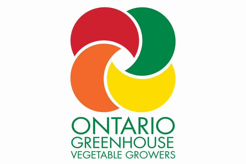 Logo for cannabis lighting technology with four circles, text for commercial grow lights.