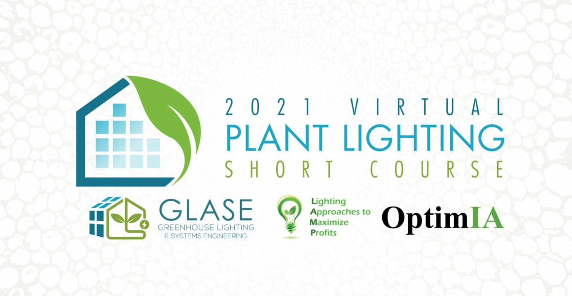 2021 Plant Lighting event banner: cannabis lighting, LED grow lights, cultivation science.