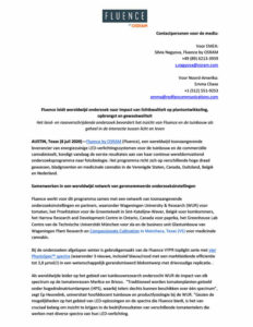 Dutch press release on LED grow lights for cannabis and commercial cultivation.