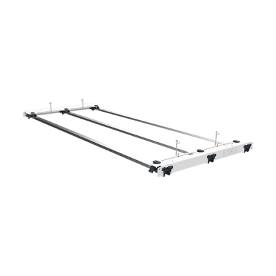 Rectangular LED crecer marco de luz para el cultivo de cannabis comercial, vista en ángulo.