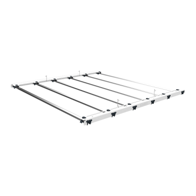 Aparato de iluminación LED comercial para el cultivo de cannabis con barras ajustables.
