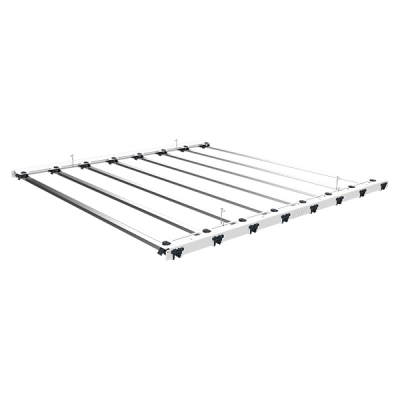 Marco rectangular de luz LED de cultivo para instalaciones comerciales de cultivo de cannabis.